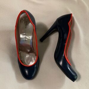 Vintage Marc Jacobs Navy and Red Heels